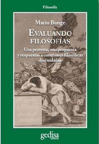 Produktbild: Evaluando filosof&iacute;as : una protesta, una propuesta y respuestas a cuestiones filos&oacute;ficas descuidadas