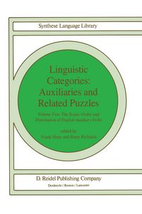 Produktbild: Linguistic Categories: Auxiliaries and Related Puzzles
