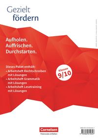 Produktbild: Gezielt f&ouml;rdern - Lern- und &Uuml;bungshefte Deutsch - 9./10. Schuljahr