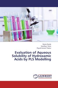 Produktbild: Evaluation of Aqueous Solubility of Hydroxamic Acids by PLS Modelling