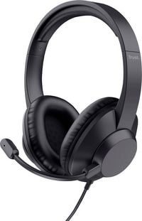 Produktbild: Trust Trust Ayda Max - Headset - On-Ear - kabelgebunden Over Ear Kopfh&ouml;rer kabelgebunden Schwarz