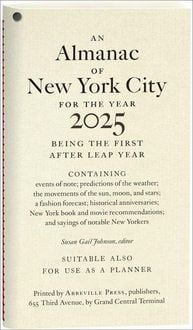 Produktbild: An Almanac of New York City for the Year 2025