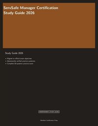 Produktbild: ServSafe Manager Certification Study Guide 2026