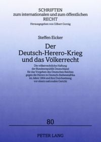 Produktbild: Der Deutsch-Herero-Krieg und das V&ouml;lkerrecht