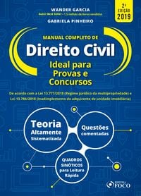 Produktbild: Manual completo de direito civil: ideal para provas e concursos - 2. ed. - 2019.