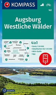 Bild vom Artikel KOMPASS Wanderkarte 162 Augsburg, Westliche Wälder 1:50.000 vom Autor 