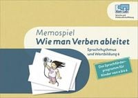 Produktbild: KonLab Die Wortfabrik. Sprachrhythmus und Wortbildung 6 "Wie man Verben ableitet". Lernspiel