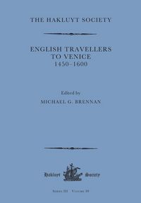Produktbild: English Travellers to Venice 1450 -1600