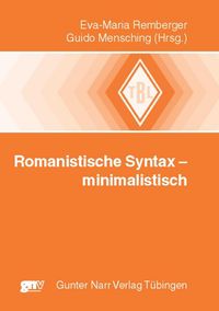 Produktbild: Romanistische Syntax - minimalistisch
