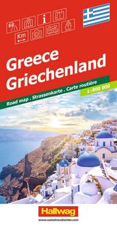 Produktbild: Hallwag Strassenkarte Griechenland 1:800.000