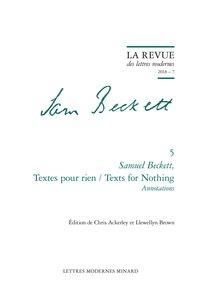 Produktbild: Fre-Samuel Beckett Textes Pour