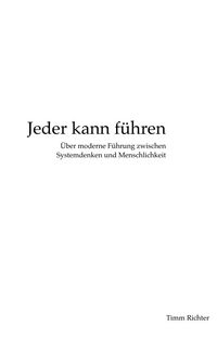 Produktbild: Jeder kann f&uuml;hren