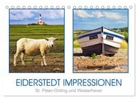 Produktbild: Eiderstedt Impressionen (Tischkalender 2026 DIN A5 quer), CALVENDO Monatskalender