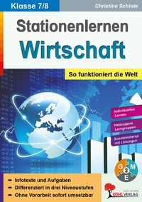 Produktbild: Stationenlernen Wirtschaft / Klasse 7-8