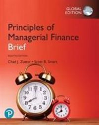Produktbild: Zutter, C: Principles of Managerial Finance, Brief, Global E