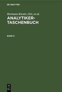 Produktbild: Analytiker-Taschenbuch. Band 6