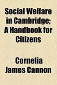 Produktbild: Social Welfare in Cambridge; A Handbook for Citizens