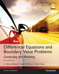 Produktbild: Differential Equations and Boundary Value Problems: Computing and Modeling, Global Edition