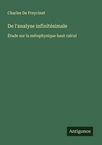 Produktbild: De l'analyse infinit&eacute;simale