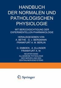 Produktbild: Allgemeine Physiologie der Nerven und des Zentralnervensystems