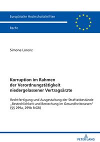 Produktbild: Korruption im Rahmen der Verordnungst&auml;tigkeit niedergelassener Vertrags&auml;rzte