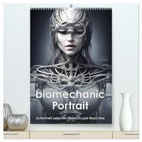 Produktbild: Biomechanic Portrait - Sch&ouml;nheit zwischen Mensch und Maschine (hochwertiger Premium Wandkalender 2026 DIN A2 hoch), Kunstdruck in Hochglanz