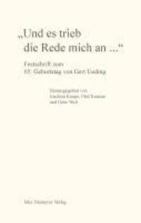 Produktbild: "Und es trieb die Rede mich an..."