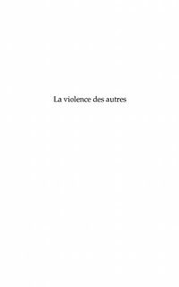 Produktbild: Violence des autres La