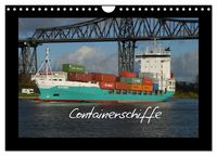 Produktbild: Containerschiffe (Wandkalender 2026 DIN A4 quer), CALVENDO Monatskalender