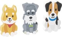 Produktbild: Brunnen Display Radiergummi Hund 3er