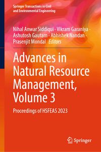 Produktbild: Advances in Natural Resource Management, Volume 3