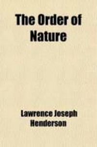 Produktbild: The Order of Nature; An Essay