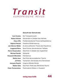 Produktbild: Transit 44. Europ&auml;ische Revue