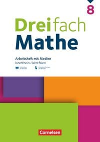Produktbild: Dreifach Mathe - Nordrhein-Westfalen - Ausgabe 2022 - 8. Schuljahr