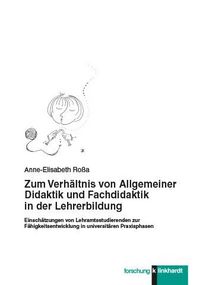 Produktbild: Zum Verh&auml;ltnis von Allgemeiner Didaktik und Fachdidaktik in der Lehrerbildung