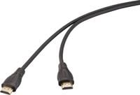 Produktbild: SpeaKa Professional HDMI Anschlusskabel HDMI-A Stecker, HDMI-A Stecker 3.00 m Schwarz SP-13660976 vergoldete Steckkontakte HDMI-Kabel