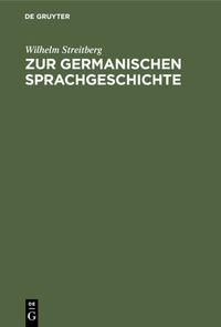 Produktbild: Zur germanischen Sprachgeschichte