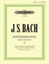 Produktbild: Sonaten f&uuml;r Fl&ouml;te und bezifferten Bass BWV 1033 - 1035 / URTEXT