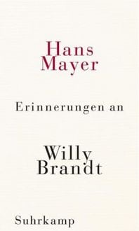 Produktbild: Mayer: Erinnerungen/Willy Brandt