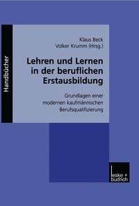 Produktbild: Lehren und Lernen in der beruflichen Erstausbildung