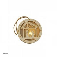 Produktbild: HTI-Living Baumbehang LED Weihnachtskrippe Baumbehang LED Weihnachtskrippe