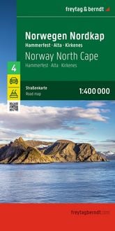 Produktbild: freytag & berndt Stra&szlig;enkarte Norwegen Nordkap, Hammerfest - Alta - Kirkenes 1:400.000