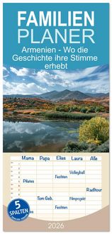 Produktbild: Familienplaner 2026 - Armenien - Wo die Geschichte ihre Stimme erhebt mit 5 Spalten (Wandkalender, 21 x 45 cm) CALVENDO