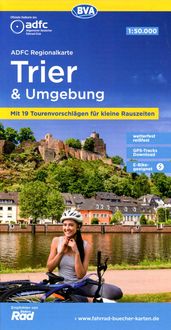 Bild vom Artikel ADFC-Regionalkarte Trier und Umgebung, 1:50.000, mit Tagestourenvorschlägen, reiß- und wetterfest, GPS-Tracks Download vom Autor 