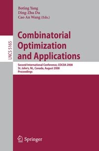 Produktbild: Combinatorial Optimization and Applications
