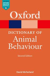Produktbild: A Dictionary of Animal Behaviour