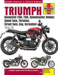 Produktbild: Triumph Bonneville T100, T120, Speedmaster, Bobber, Speed Twin, Thruxton, Street Twin, Cup, Scrambler (16 to 19)