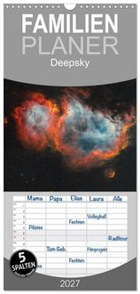Produktbild: Familienplaner 2027 - Deepsky 2027 mit 5 Spalten (Wandkalender, 21 x 45 cm) CALVENDO