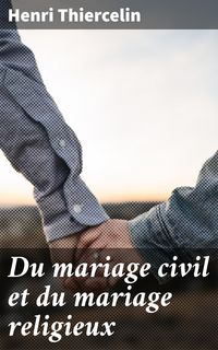 Produktbild: Du mariage civil et du mariage religieux