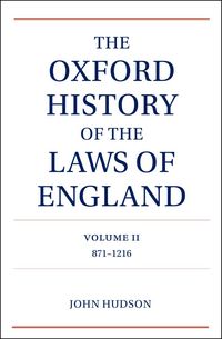 Produktbild: The Oxford History of the Laws of England Volume II